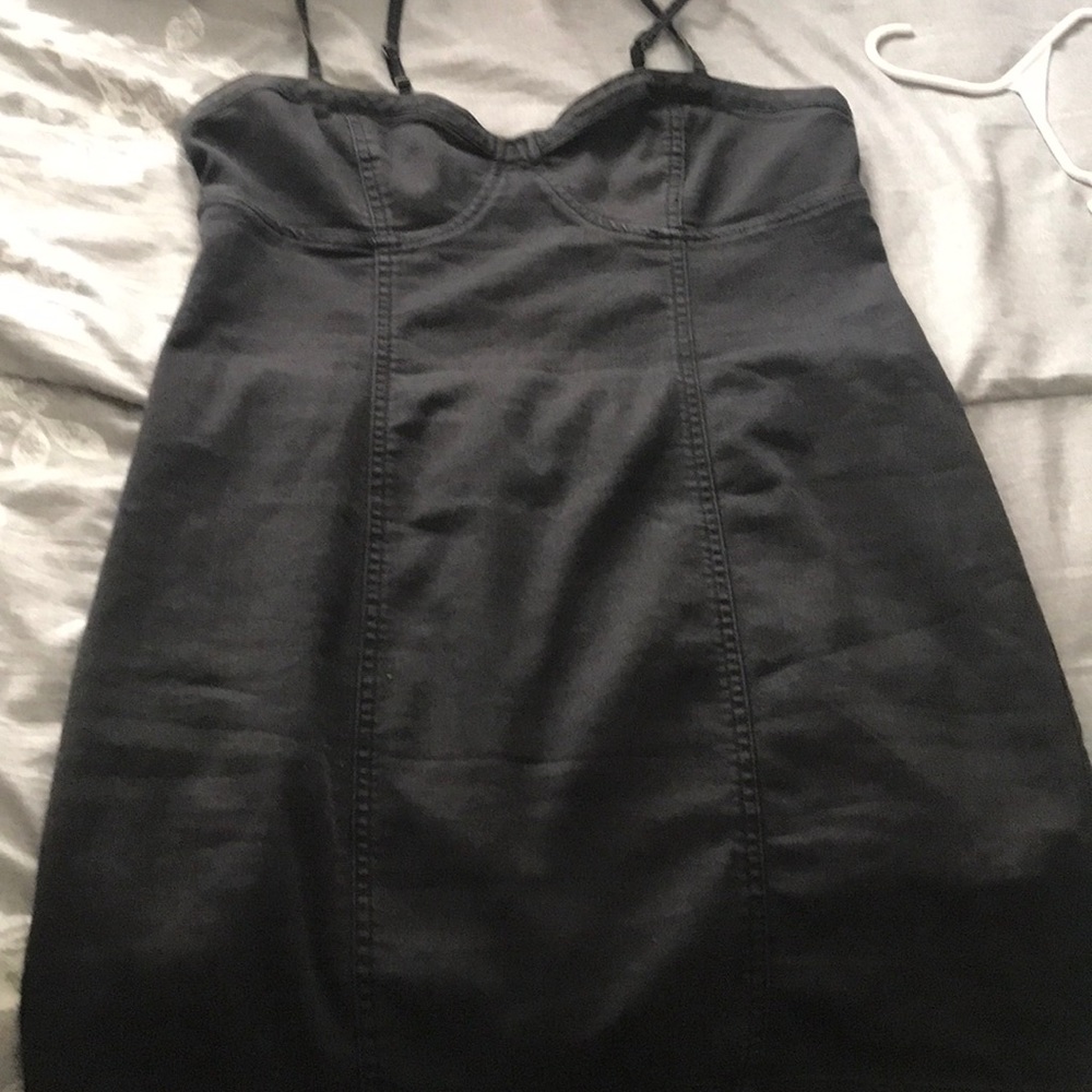 Urban outfitters jean strapped dress